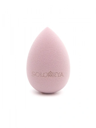 Спонж для макияжа "Капля" меняющий цвет, Коричнево-розовый Solomeya Color Changing Drop blending sponge, Taupe-Rose, 1 шт